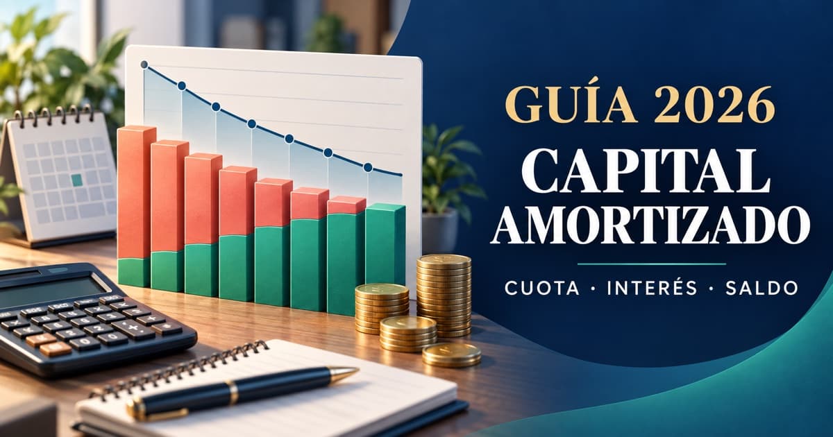Cronograma de cuotas, bloques de capital e interés y calculadora explican cómo avanza la amortización.