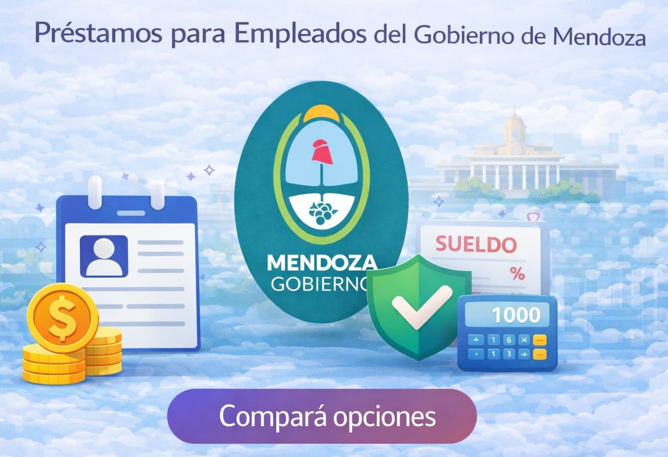 Ilustración del artículo: Préstamos para Empleados del Gobierno de Mendoza