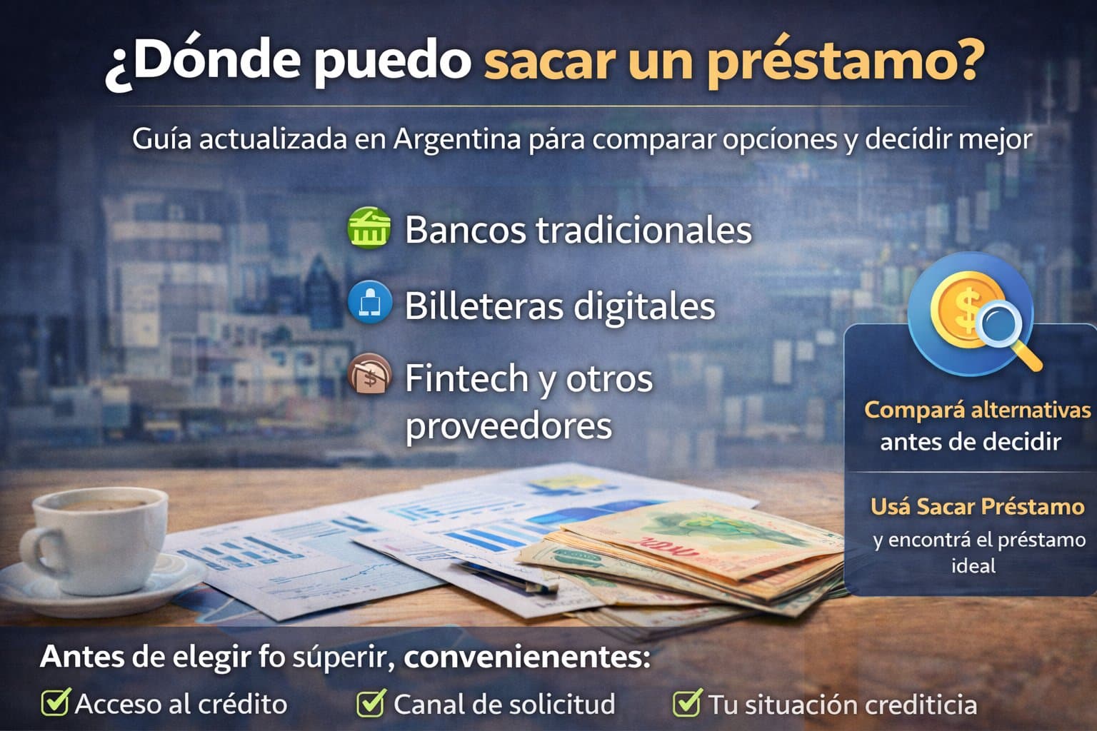 Ilustración del artículo: Dónde puedo sacar un préstamo
