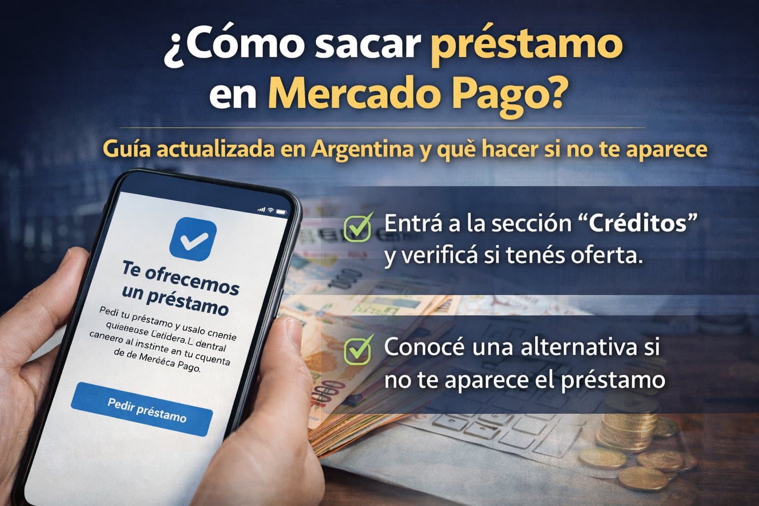 Ilustración del artículo: Cómo sacar préstamo en Mercado Pago