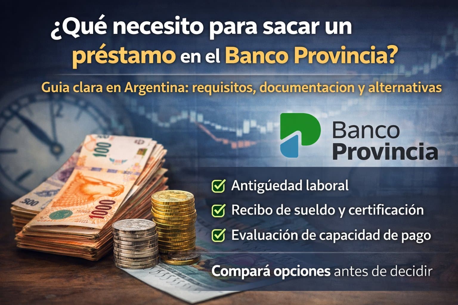 Ilustración del artículo: Qué necesito para sacar un préstamo en el Banco Provincia