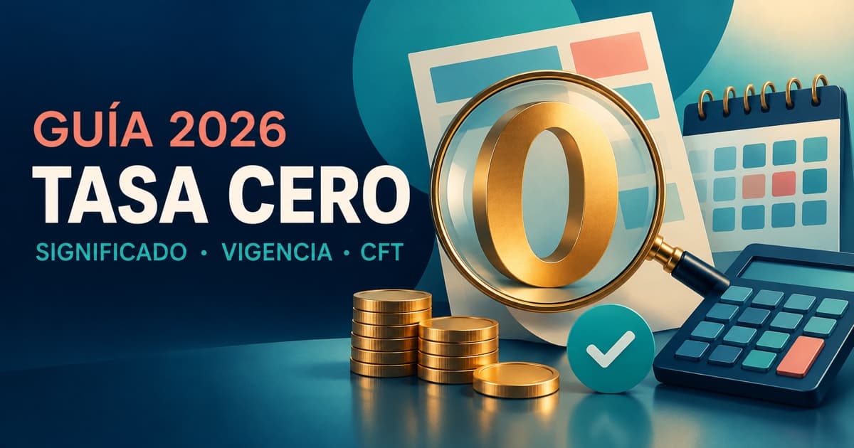 Lupa, contrato y calendario ayudan a verificar el significado, la vigencia y el costo de una línea a tasa cero.